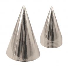 chapeau cone argent