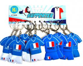 lot de 12 porte cles maillot foot france