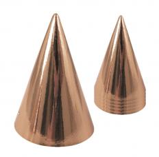 chapeaux cone rose gold