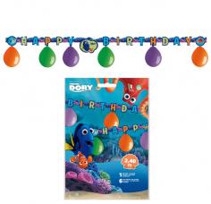 ballons le monde de dory et guirlande