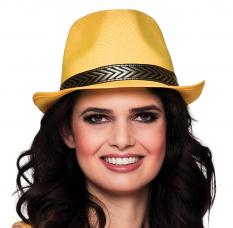 chapeau borsalino jaune