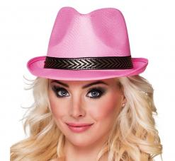 chapeau borsalino rose