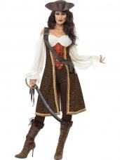 deguisement pirate femme marron