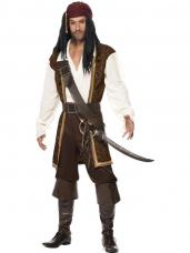 deguisement pirate pour homme marron