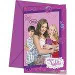 Cartes Invitation + Enveloppe Violetta