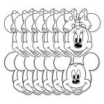 Masques Coloriage Mickey et Minnie 