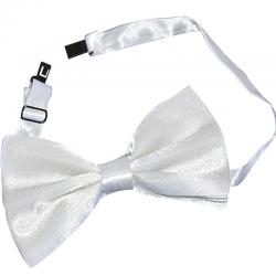 Noeud Papillon Satin Blanc