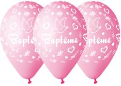 Ballons Baptême Fille