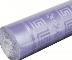 Nappe Lilas Parme Damassée