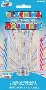 Bougie Anniversaire Lumineuse Chiffre 8