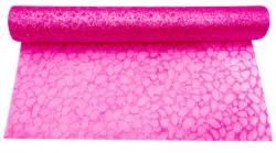 Chemin de table organza de couleur Fuchsia