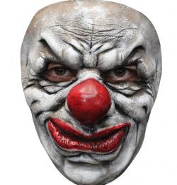 Masque Clown Gris
