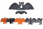 guirlande chauve souris orange et noir