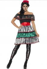 costume femme dia de los muertos