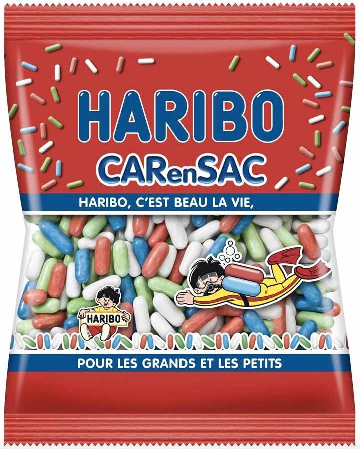 Mini sachet CAR en SAC Haribo, carensac Haribo, car en sac bonbon