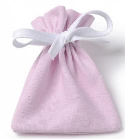 Sachet roses en coton