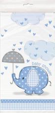 nappe plastique elephant bleu