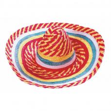 chapeau mexicain paille multicolore