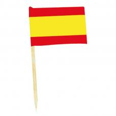 mini drapeaux espagne avec pic en bois