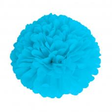 pompom bleu glacier