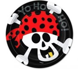 assiettes anniversaire pirate