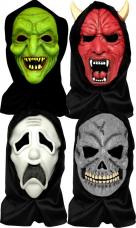 masque halloween visage complet avec cagoule