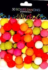 100 Boules Dancing Cotillon Multicolore et 5 Sarbacanes - Accessoires  Carnaval - Creavea