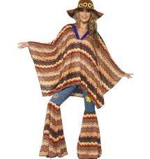 poncho hippie femme