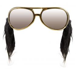 lunettes elvis avec rouflaquettes