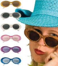 lunettes retro pailletees