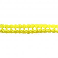 guirlande jaune en papier