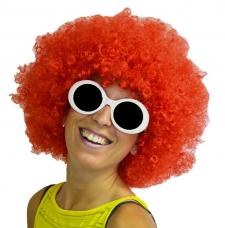 perruque afro rouge