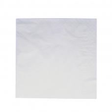 serviettes blanches en papier