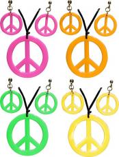 collier hippie et boucles d'oreilles