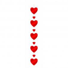 guirlande coeur carton