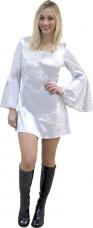 robe disco pour femme argent