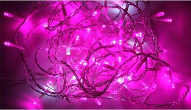 guirlande chaine lumineuse fuschia