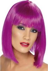 perruque glam violet