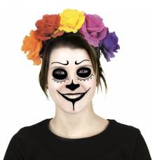 serre tete a fleurs frida de la muerte