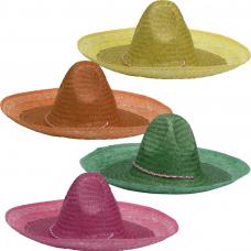 chapeau mexicain couleur unie