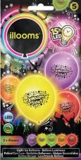 ballons joyeuses fetes lumineux (LED)