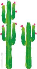 set de 2 decors cactus