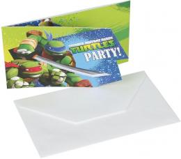 cartes invitation anniversaire tortues ninja