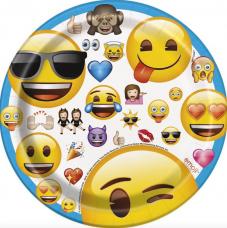 8 petites assiettes emoji smiley