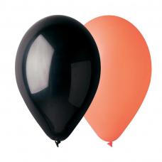 50 ballons noir et orange