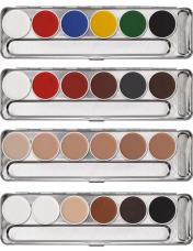 palette aquacolor kryolan 6 teintes