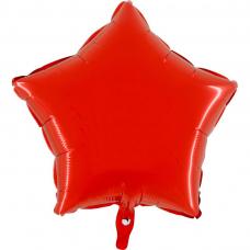 ballon mylar etoile rouge en aluminium