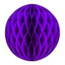 boule papier alveolee violet