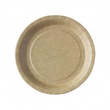 assiettes en carton kraft biodegradable