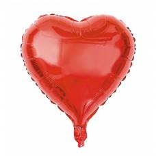 ballon coeur rouge mylar